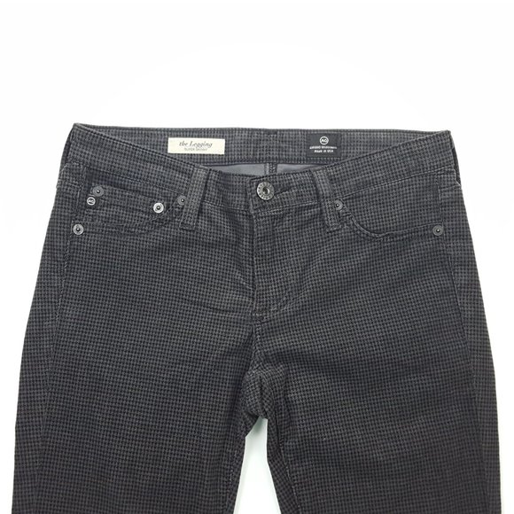 Adriano Goldschmied The Legging Super Skinny Women's Size 25 Houndstooth Gray - Picture 4 of 8